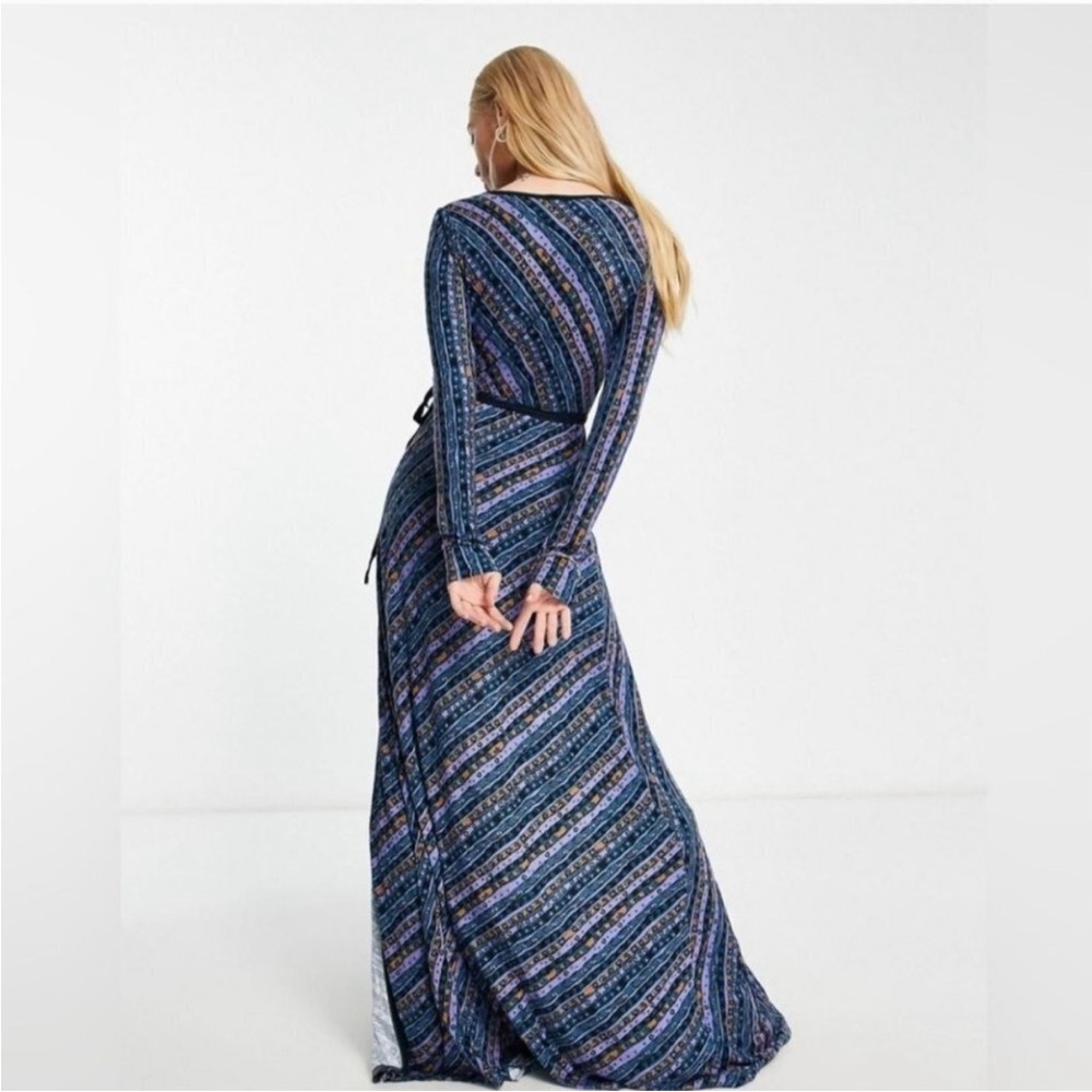 Free People Phoebe Maxi Wrap Dress Size XS - Picture 3 of 11